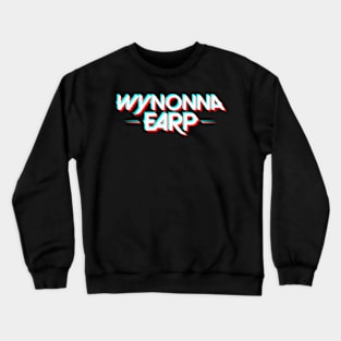 Wynonna Earp Logo Glitch - White Crewneck Sweatshirt